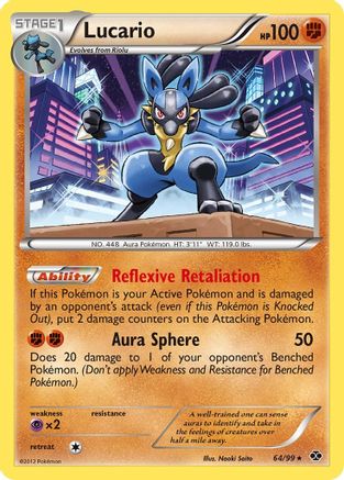Image of Lucario 064  - Holofoil Next Destinies - Holo Rare
