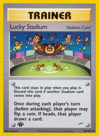 Image of Lucky Stadium 100/105  - 1st Edition Neo Destiny - Uncommon