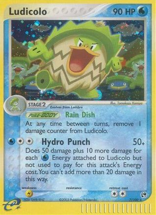 Image of Ludicolo 007  - Holofoil Sandstorm - Holo Rare