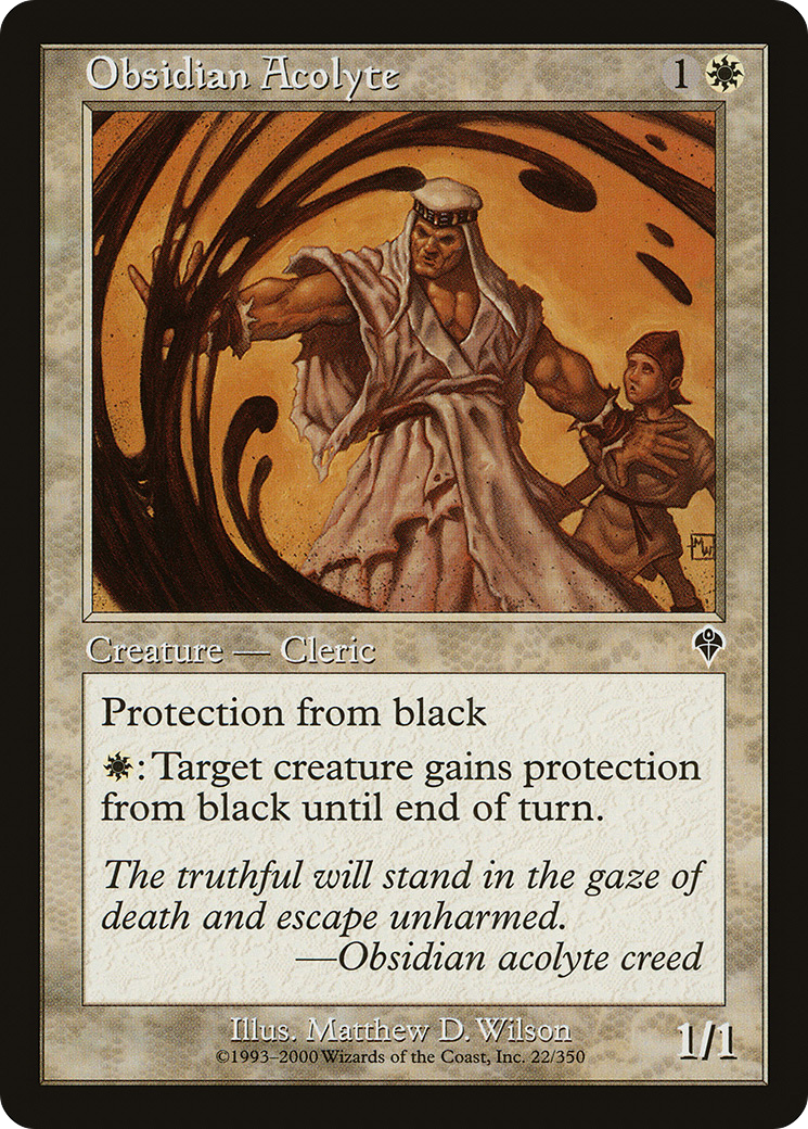 Image of Obsidian Acolyte (INV-022) - Invasion