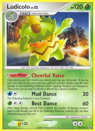 Image of Ludicolo 034/127  Platinum - Rare