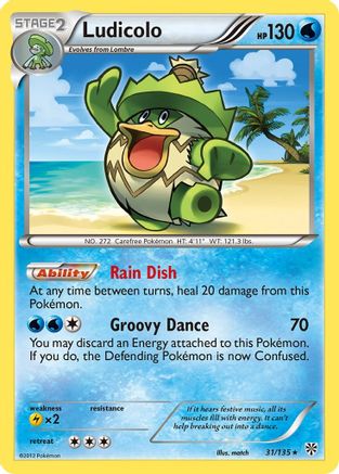 Image of Ludicolo 031  Plasma Storm - Rare
