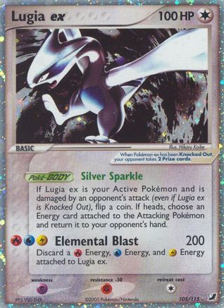 Image of Lugia ex 105  - Holofoil Unseen Forces - Ultra Rare