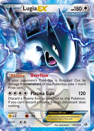 Image of Lugia EX (Team Plasma) 102/113  - Holofoil Legendary Treasures - Ultra Rare