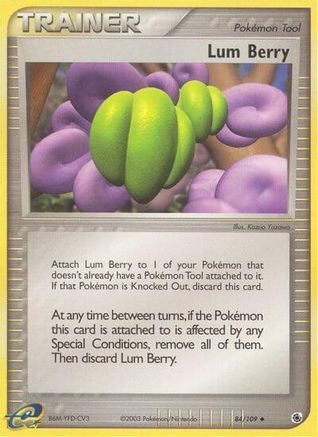Image of Lum Berry 084  - Reverse Holofoil Ruby and Sapphire - Uncommon
