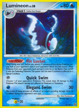 Image of Lumineon 004  - Holofoil Stormfront - Holo Rare