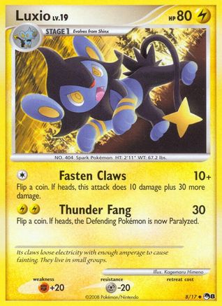 Image of Luxio 008  POP Series 8 - Uncommon