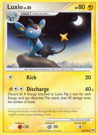 Image of Luxio 043  Arceus - Uncommon