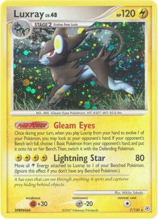 Image of Luxray 007/130  - Holofoil Diamond and Pearl - Holo Rare