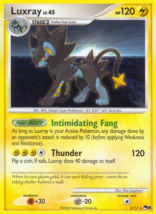 Image of Luxray 003  POP Series 8 - Rare