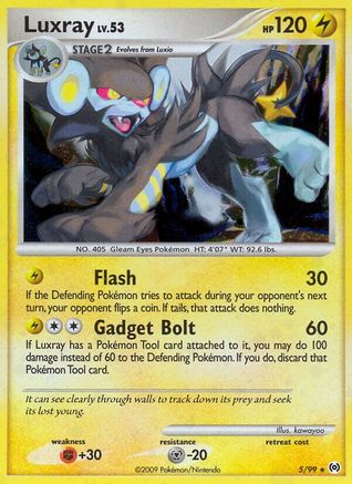 Image of Luxray 005  - Reverse Holofoil Arceus - Holo Rare