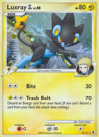 Image of Luxray GL 009  - Reverse Holofoil Rising Rivals - Holo Rare