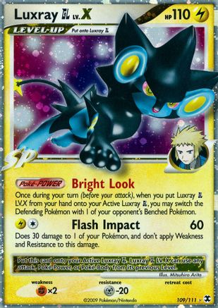Image of Luxray GL Lv.X 109  - Holofoil Rising Rivals - Ultra Rare