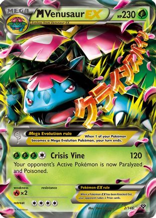 Image of M Venusaur EX 002/146  - Holofoil XY Base Set - Ultra Rare