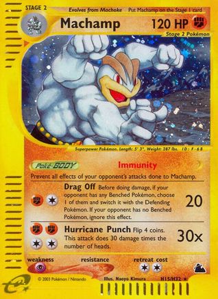 Image of Machamp (H15) H15  - Holofoil Skyridge - Holo Rare