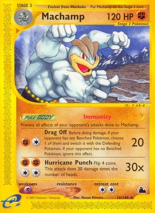 Image of Machamp (16) 016  - Reverse Holofoil Skyridge - Rare