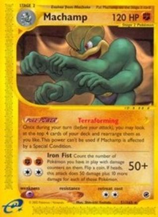 Image of Machamp (51) 051/165  - Reverse Holofoil Expedition - Rare