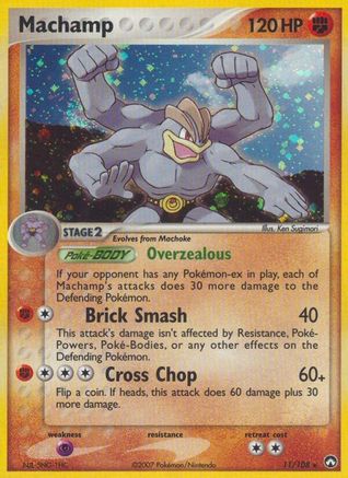 Image of Machamp 011/108  - Holofoil Power Keepers - Holo Rare