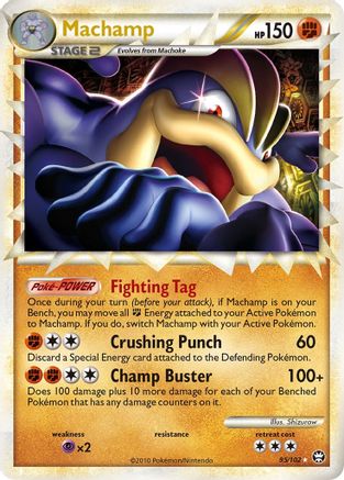 Image of Machamp (Prime) 095  - Holofoil Triumphant - Ultra Rare