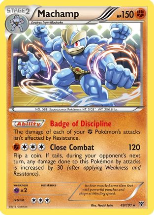 Image of Machamp (49) 049/101  - Holofoil Plasma Blast - Holo Rare