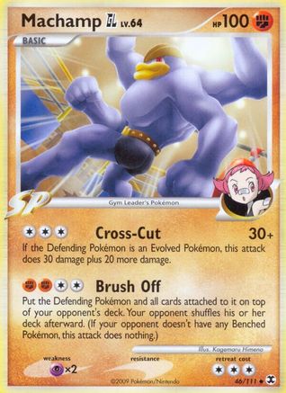 Image of Machamp GL 046  - Reverse Holofoil Rising Rivals - Uncommon