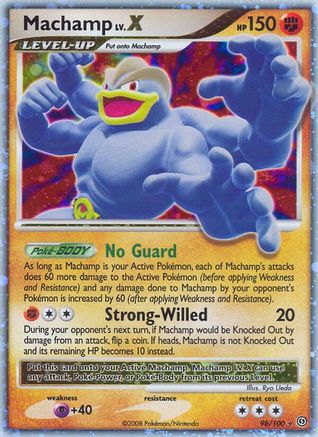 Image of Machamp LV.X 098  - Holofoil Stormfront - Ultra Rare