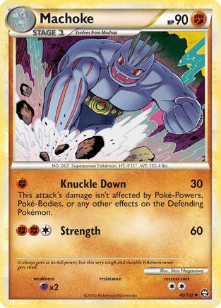 Image of Machoke 040/102  Triumphant - Uncommon