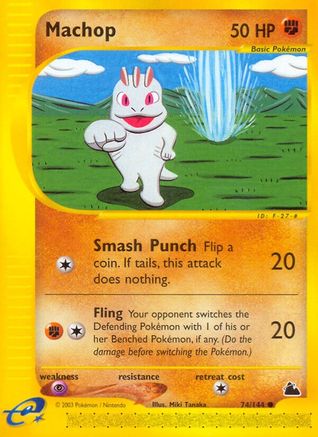 Image of Machop 074  - Reverse Holofoil Skyridge - Common