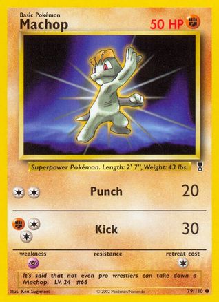 Image of Machop 079/110  - Reverse Holofoil Legendary Collection - Common