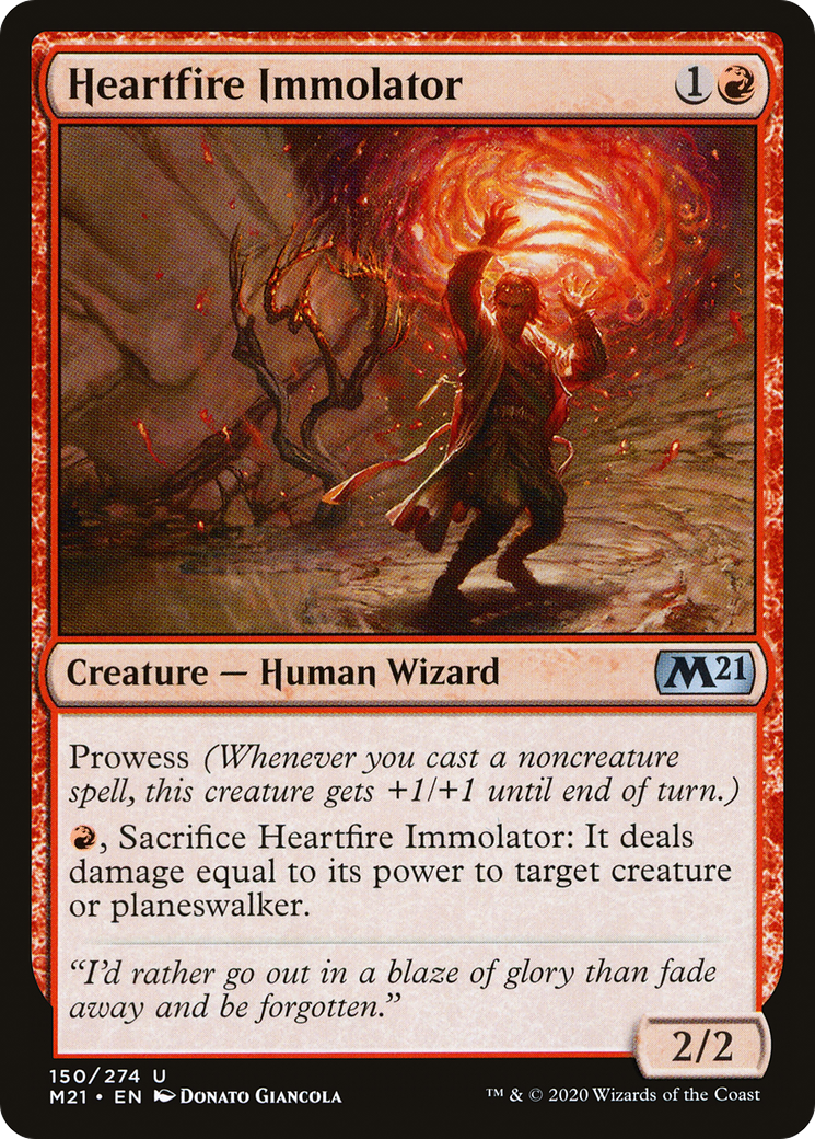 Image of Heartfire Immolator (M21-150) - Core Set 2021 Foil