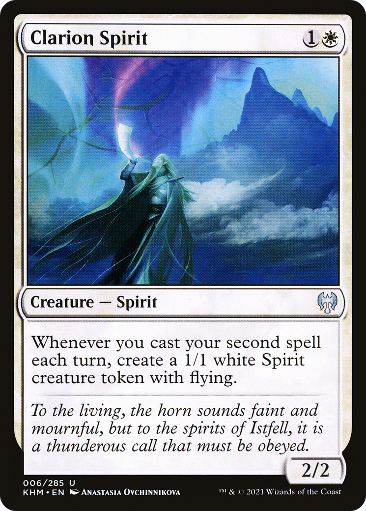 Image of Clarion Spirit (KHM-006) - Kaldheim Foil
