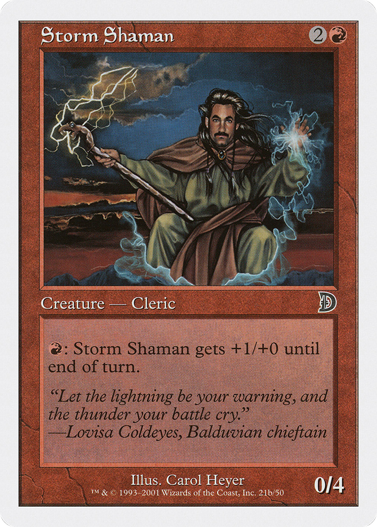 Image of Storm Shaman (21b) (DKM-21B) - Deckmasters