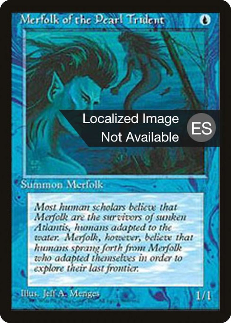 Image of Merfolk of the Pearl Trident (4BB-) - Fourth Edition Foreign Black Border
