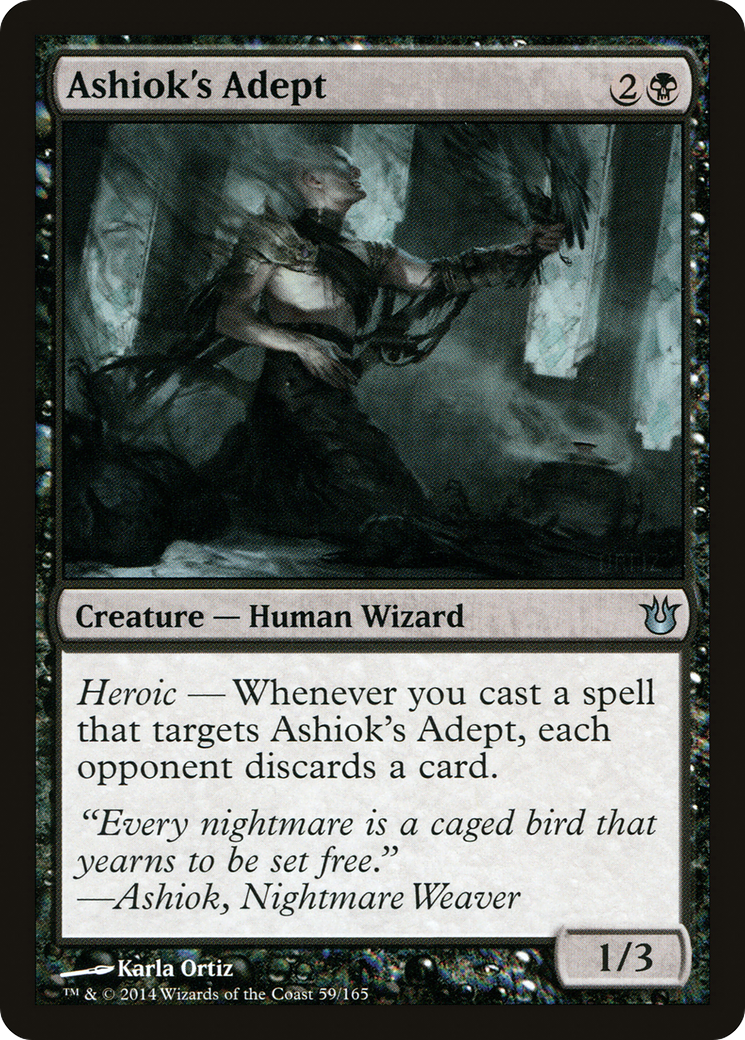 Image of Ashiok's Adept (BNG-059) - Born of the Gods Foil