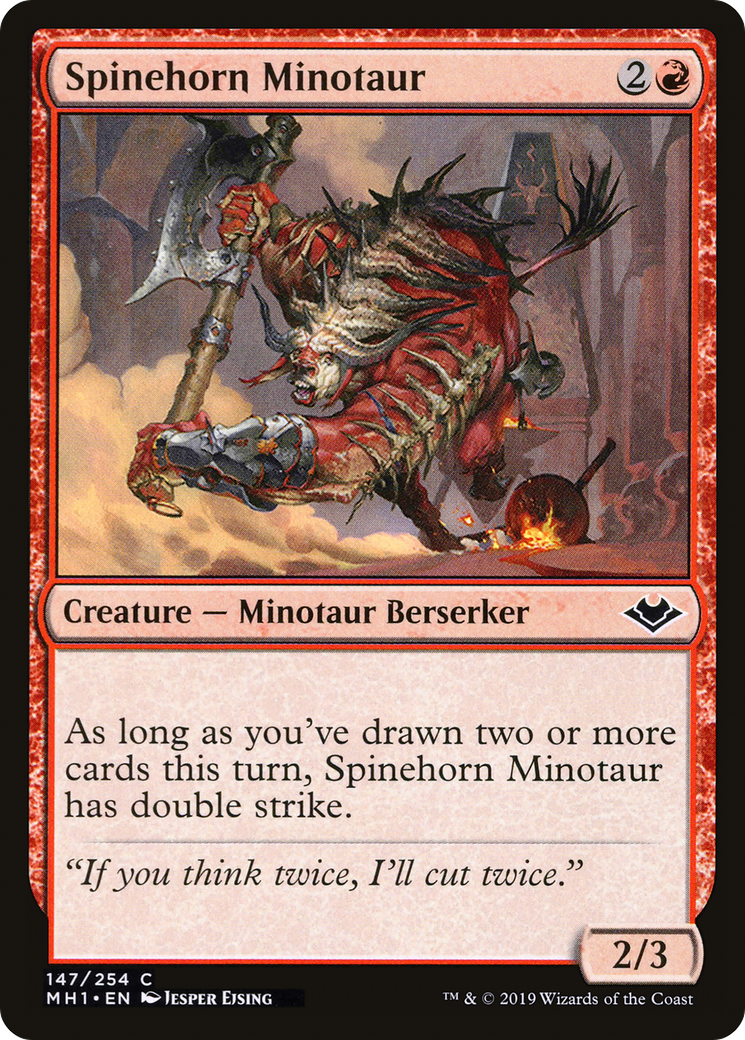 Image of Spinehorn Minotaur (MH1-147) - Modern Horizons