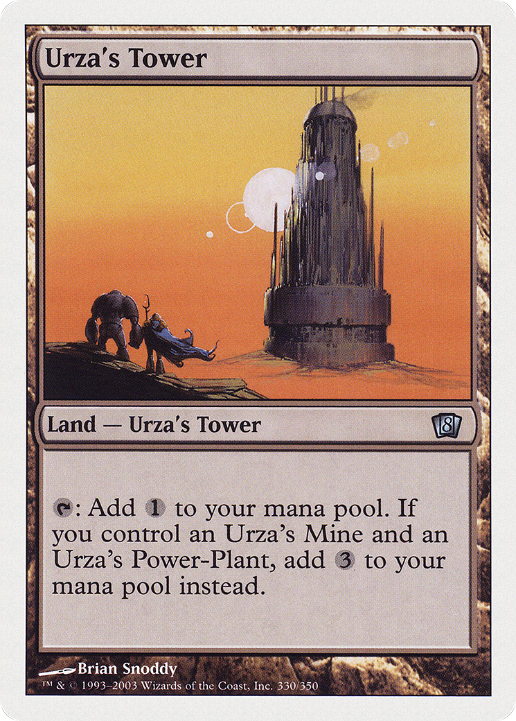 Image of Urza's Tower (8ED-330) - 8th Edition Foil