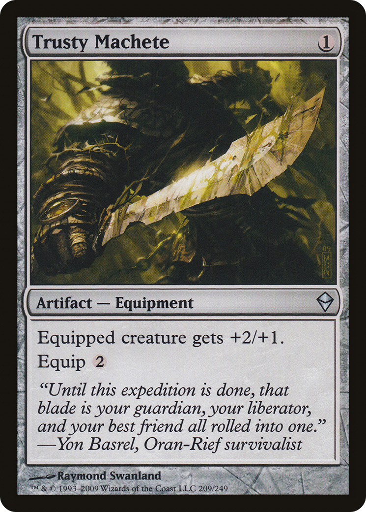 Image of Trusty Machete (ZEN-209) - Zendikar