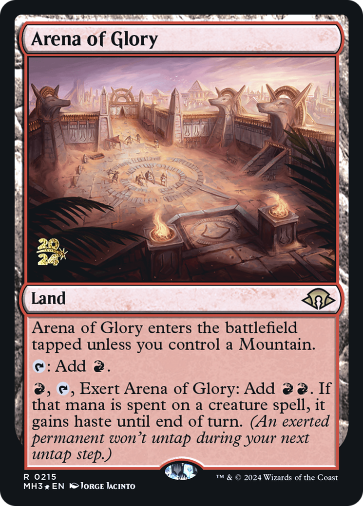 Image of Arena of Glory (PRE-215) - Modern Horizons 3 Promos Foil