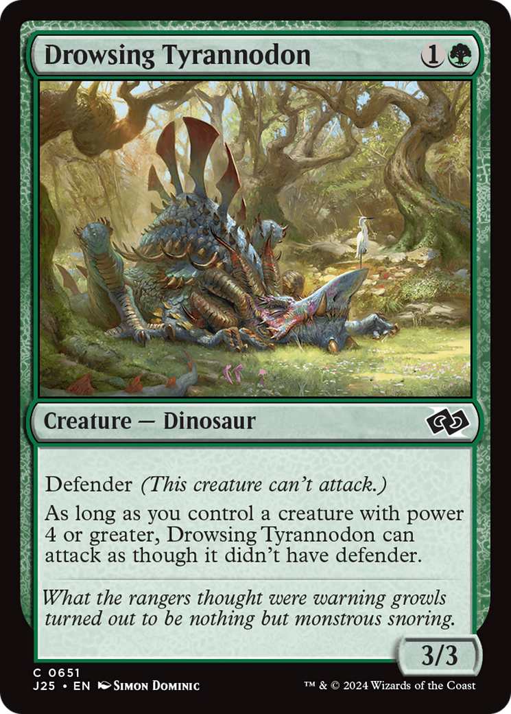 Image of Drowsing Tyrannodon (J25-651) - Foundations Jumpstart