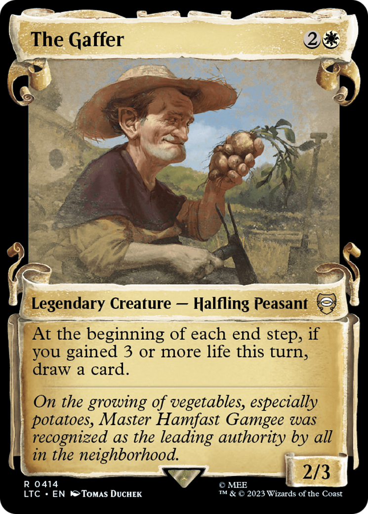 Image of The Gaffer (Showcase Scrolls) (LTC-414) - Tales of Middle-earth Commander: (Showcase) Foil