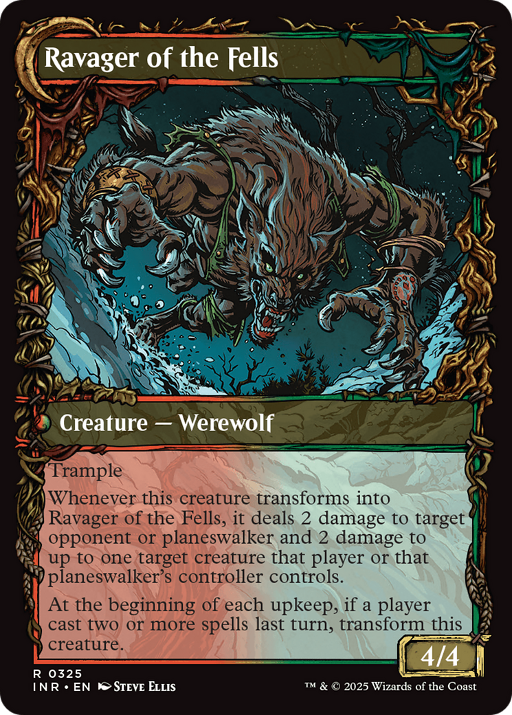 Image of Huntmaster of the Fells (Showcase) (INR-325) - Innistrad Remastered: (Showcase) Foil