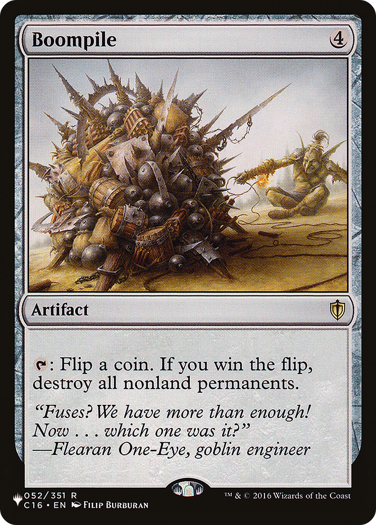 Image of Boompile (LIST-052/351) - The List