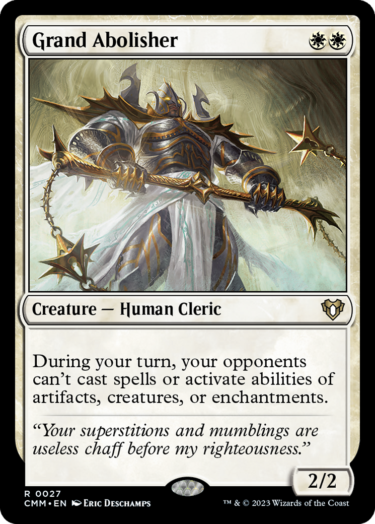 Image of Grand Abolisher (CMM-027) - Commander Masters Foil