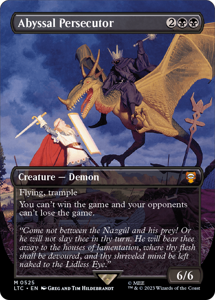 Image of Abyssal Persecutor (Borderless) (LTC-525) - Tales of Middle-earth Commander (Borderless)