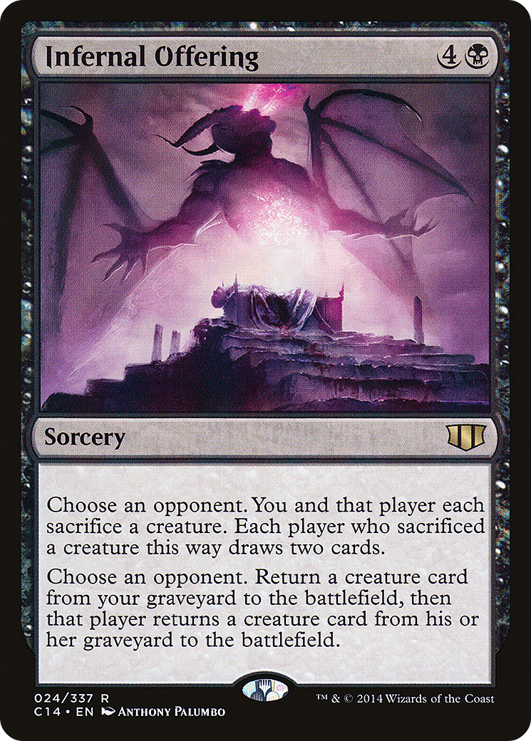 Image of Infernal Offering (C14-024) - Commander 2014