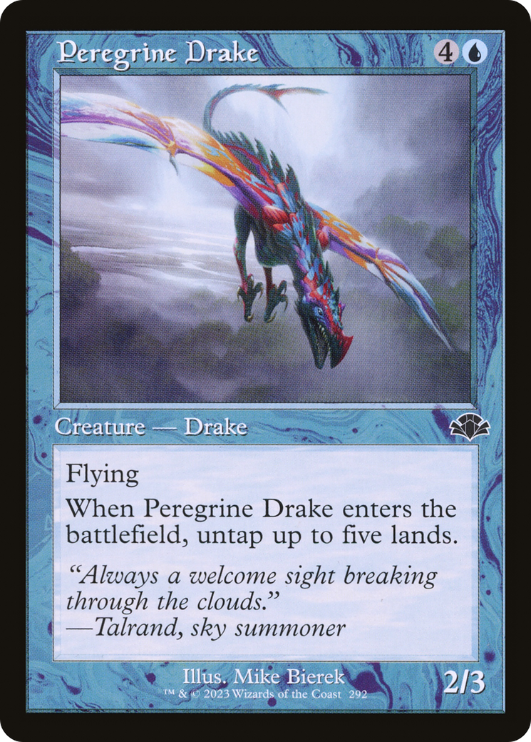 Image of Peregrine Drake (Retro Frame) (DMR-292) - Dominaria Remastered