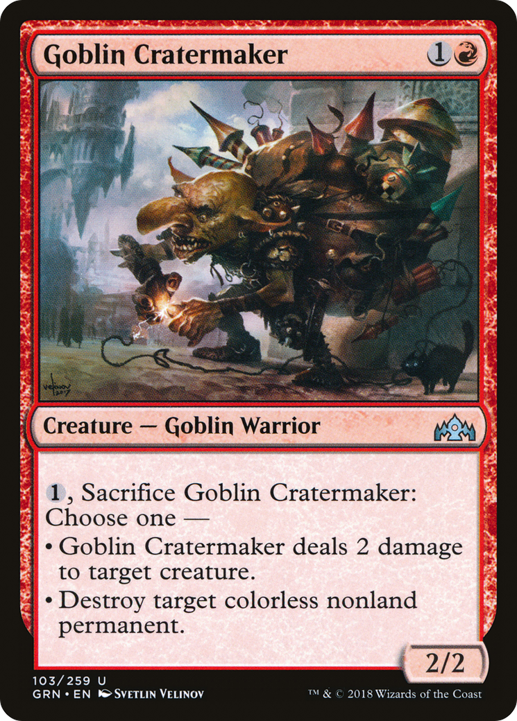 Image of Goblin Cratermaker (GRN-103) - Guilds of Ravnica