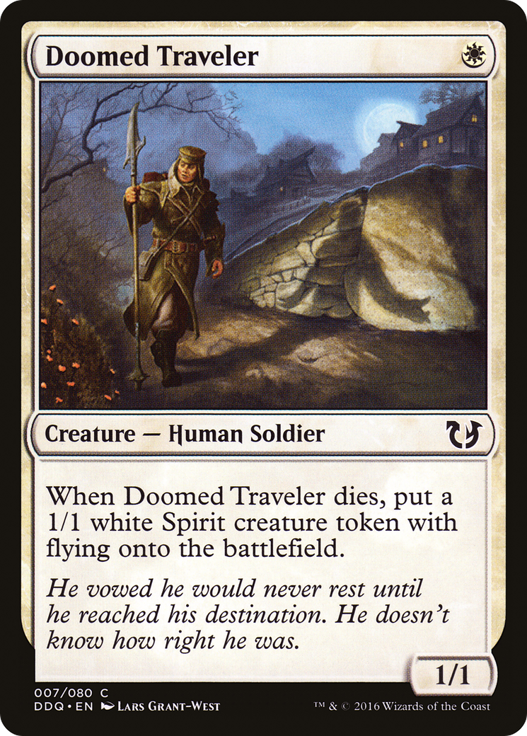 Image of Doomed Traveler (DDQ-007) - Duel Decks: Blessed vs. Cursed