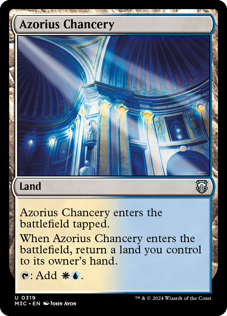 Image of Azorius Chancery (M3C-319) - Modern Horizons 3 Commander