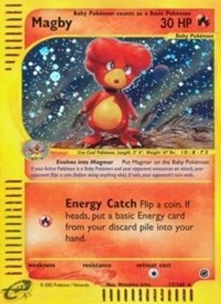 Image of Magby (17) 017  - Reverse Holofoil Expedition - Holo Rare